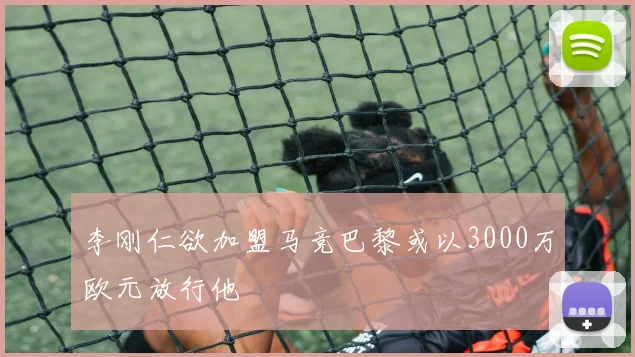 李刚仁欲加盟马竞巴黎或以3000万欧元放行他